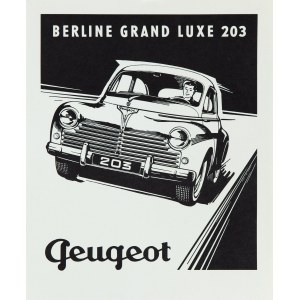 Peugeot Berline Grand Luxe 203, lata 70. XX w.