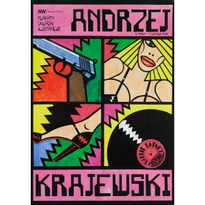 proj. Andrzej KRAJEWSKI (1933-2018), Andrzej Krajewski, Plakaty, okładki, ilustracje, Muzeum Plakatu, 2015