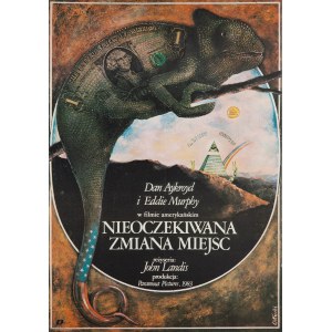 proj. Janusz OBŁUCKI, Nieoczekiwana zmiana miejsc, 1985