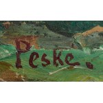 Jean (Jan Mirosław Peszke) Peske (1870 Gołta, Ukraina - 1949 Le Mans, Francja), Pejzaż letni z Bois-le-Roi (L'été (Bois le Roi))