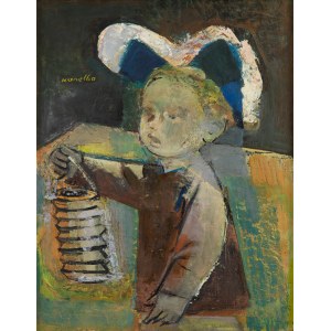 Rajmund Kanelba (Kanelbaum) (1897 Warschau - 1960 London), Junge mit einer Laterne