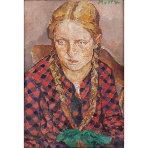 Maria Melania Mutermilch Mela Muter (1876 Varšava - 1967 Paríž), Dievča s vrkočmi, 30. roky 20. storočia.