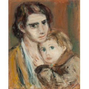 Zygmunt Józef Menkes (1896 Lemberg - 1986 Riverdale, USA), Mutterschaft (Maternité), 1930er Jahre.