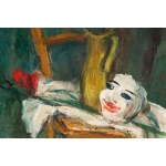 Zygmunt Józef Menkes (1896 Lemberg - 1986 Riverdale, USA), Gladiole und Maske (Symbolistisches Stillleben), 1930er Jahre.