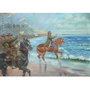 Jerzy Kossak (1886 Kraków - 1955 Kraków), Poland's Wedding to the Sea, 1942