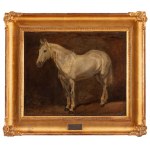 Juliusz Kossak (1824 Nowy Wiśnicz - 1899 Kraków), Study of a grey horse, ca. 1850-70