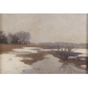 Teodor Ziomek (1874 Skierniewice - 1937 Varšava), Jarné topenie snehu
