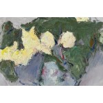 Włodzimierz Terlikowski (1873 Poraj near Łódź - 1951 Paris), Yellow roses in a vase, 1919