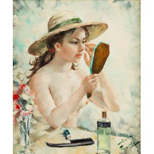 Igor Talvinsky (1907 - 1983 ), Girl with a mirror