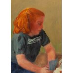 Henryk Hayden (1883 Varšava - 1970 Paríž), Dievčatá hrajúce karty (Les jouers de cartes), 1948