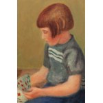 Henryk Hayden (1883 Varšava - 1970 Paříž), Dívky hrající karty (Les jouers de cartes), 1948