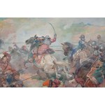 Antoni Trzeszczkowski (1902 Warsaw - 1974 Warsaw), The Battle of Orsha.