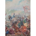 Antoni Trzeszczkowski (1902 Warsaw - 1974 Warsaw), The Battle of Orsha.