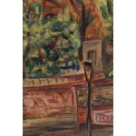 Alfred Aberdam (1894 Lviv - 1963 Paris), Landscape from a small town, circa 1930