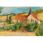 Michel Kikoïne (1892 Gomel near Mogilev - 1968 Paris), Church on the Hill, ca. 1918-20