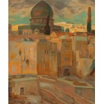 Abraham Neumann (1873 Sierpc - 1942 Kraków), Panorama of Jerusalem, 1930s.