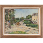 Natan (Nathan) Grunsweigh (Grunsweig) (1880 Krakau - 1956 Paris), Bichat-Fußgängerbrücke über den Saint-Martin-Kanal in Paris