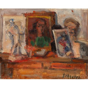 Zygmunt Schreter (1886 Łódź - 1977 Paris), Trinkets on the dresser