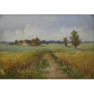 Painter unspecified, 20th century, Rural road, 1932