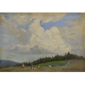 Stanislaw PĘKALSKI (1895-1967), Landscape with clouds, 1942