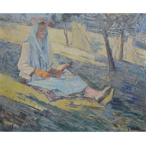 Alojzy SIWECKI (1912-1988), The housekeeper in the orchard