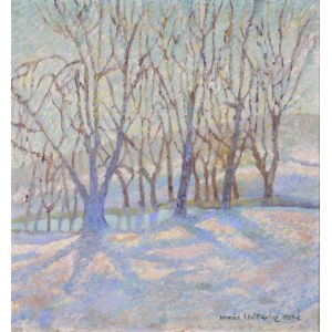 Wanda ARLITEWICZ-MŁODOŻENIEC (1901-1971), Wald im Winter, 1934