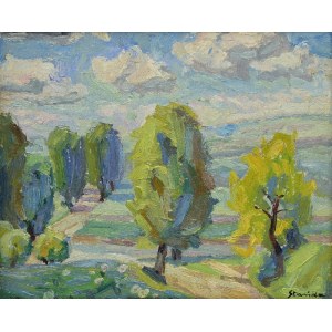 Jan STAÑDA (1912-1987), Spring Landscape
