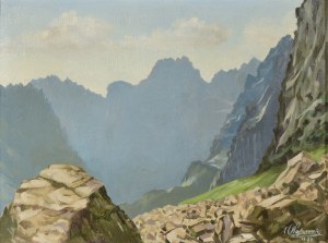 Tadeusz WOJTAROWICZ, XX w., Para obrazów - Tatry, 1983