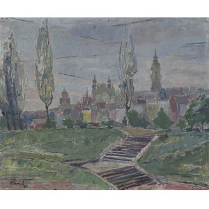Alojzy SIWECKI (1912-1988), Panorama města, 1964