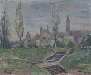 Alojzy SIWECKI (1912-1988), Panorama miejska, 1964