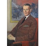 Jerzy POTRZEBOWSKI (1921-1974), Portret mężczyzny w fotelu, 1967?