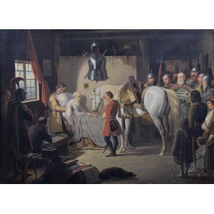 January SUCHODOLSKI (1797-1875) - attributed, Death of Stefan Czarniecki