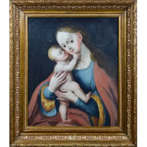 Malarz nieokreślony, XIX w., Madonna z Dzieciątkiem