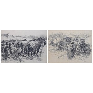 Stanislaw BOHUSZ-SIESTRZEÑCEWICZ (1869-1927), Pair of lithographs