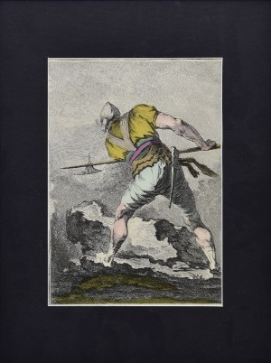 Philip James DE LOUTHERBOURG (1740-1812), Sceny rycerskie - 4 kompozycje