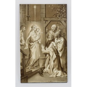 Atelier Bulteau - Goulet, Porcelain Poster of the Adoration of the Three Kings