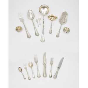 Br. HEMPEL (active 1894-1944), Cutlery set for 12 people in canteen