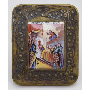 Reise-Ikone - Dormition der Mutter Gottes - Uspieniye