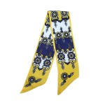 Námořnicky modrý a žlutý šátek
