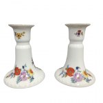 Porcelanowy zestaw kałamarz i świeczniki, Erdmann Schlegelmich, Niemcy, 1891-1937