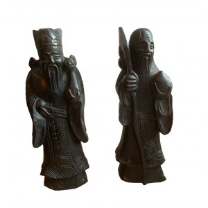 Dřevěné figurky čínských mudrců