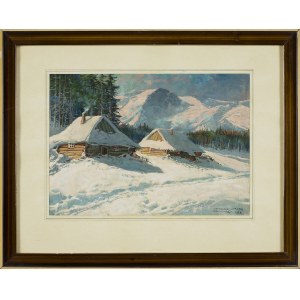Leszek STAŃKO, Hütten in den Bergen im Winter
