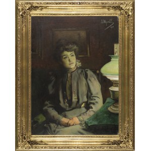 Leon WYCZÓŁKOWSKI, Portrét pri zelenej lampe