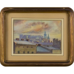 Antoni CHRZANOWSKI, Blick auf das Schloss Wawel