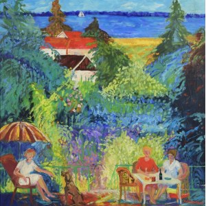 Jan SZANCENBACH (1928-1998), Im Garten, 1992