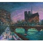 Jan SZANCENBACH (1928-1998), Quai de la Tournelle, 1996