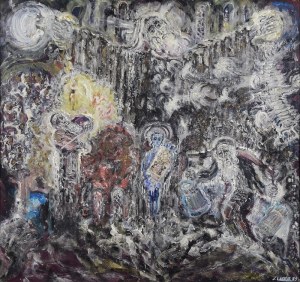 Zdzisław LACHUR (1920-2007), Z cyklu: Judaica, 1989