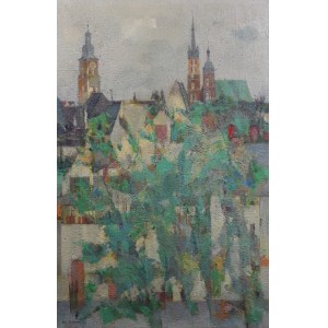 Jan ŚWIDERSKI (1913-2004), Panorama von Krakau