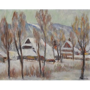 Tadeusz ŁAKOMSKI (1911-1988), Winter Landscape