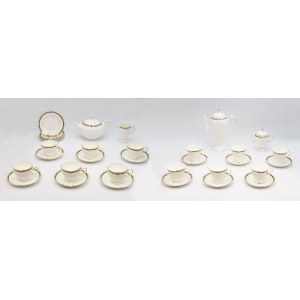 WEDGWOOD, Coffee and tea set for 6 persons - CLIO series